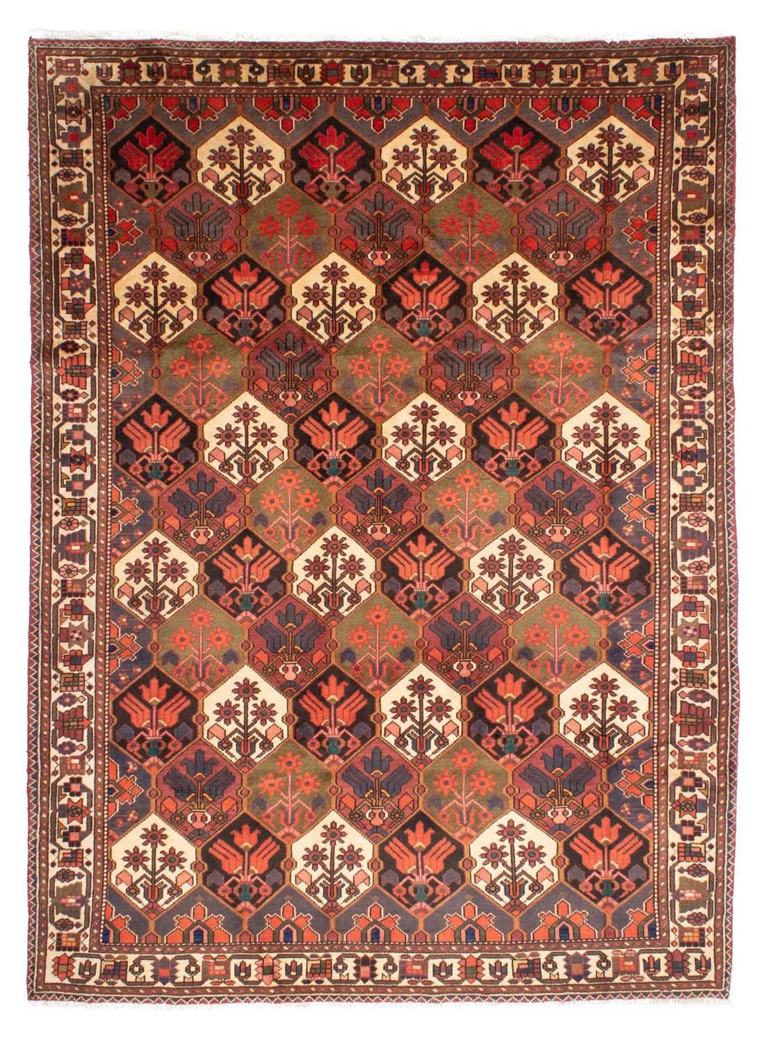 Alfombra persa - Nómada - 287 x 207 cm - marrón