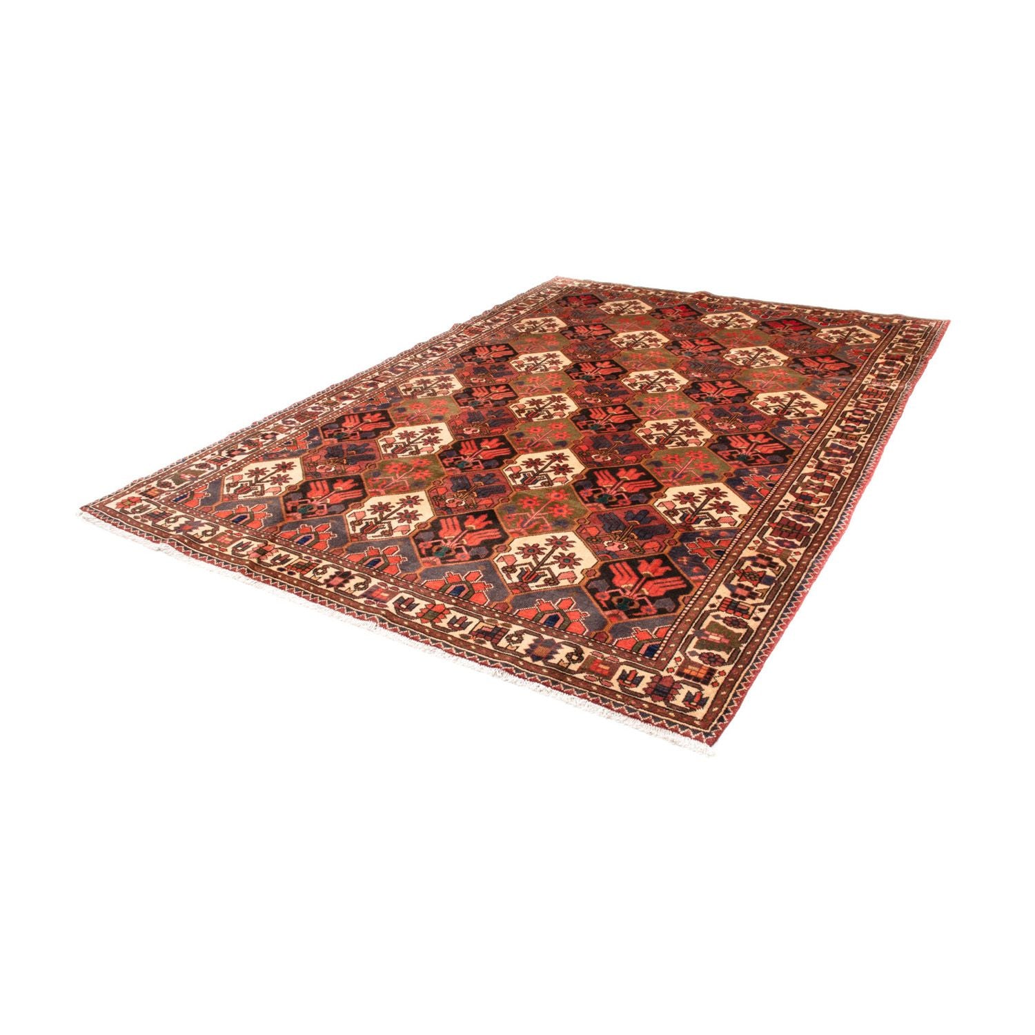 Alfombra persa - Nómada - 287 x 207 cm - marrón