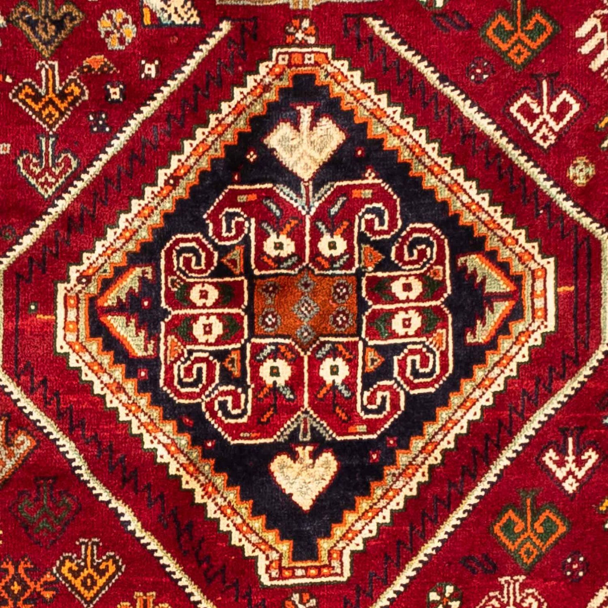Alfombra persa - Nómada - 272 x 183 cm - rojo oscuro