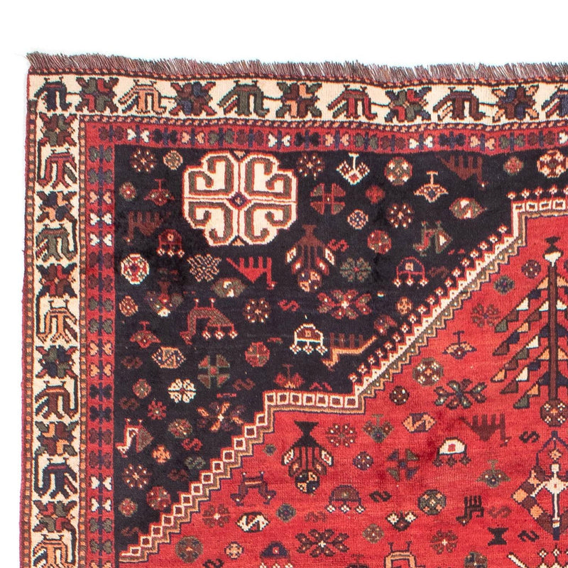 Alfombra persa - Nómada - 287 x 196 cm - rojo oscuro