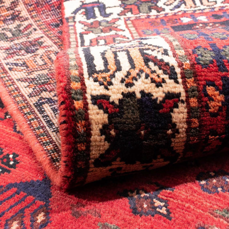 Alfombra persa - Nómada - 287 x 196 cm - rojo oscuro