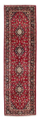 Alfombra de pasillo Alfombra persa - Keshan - 340 x 98 cm - rojo oscuro