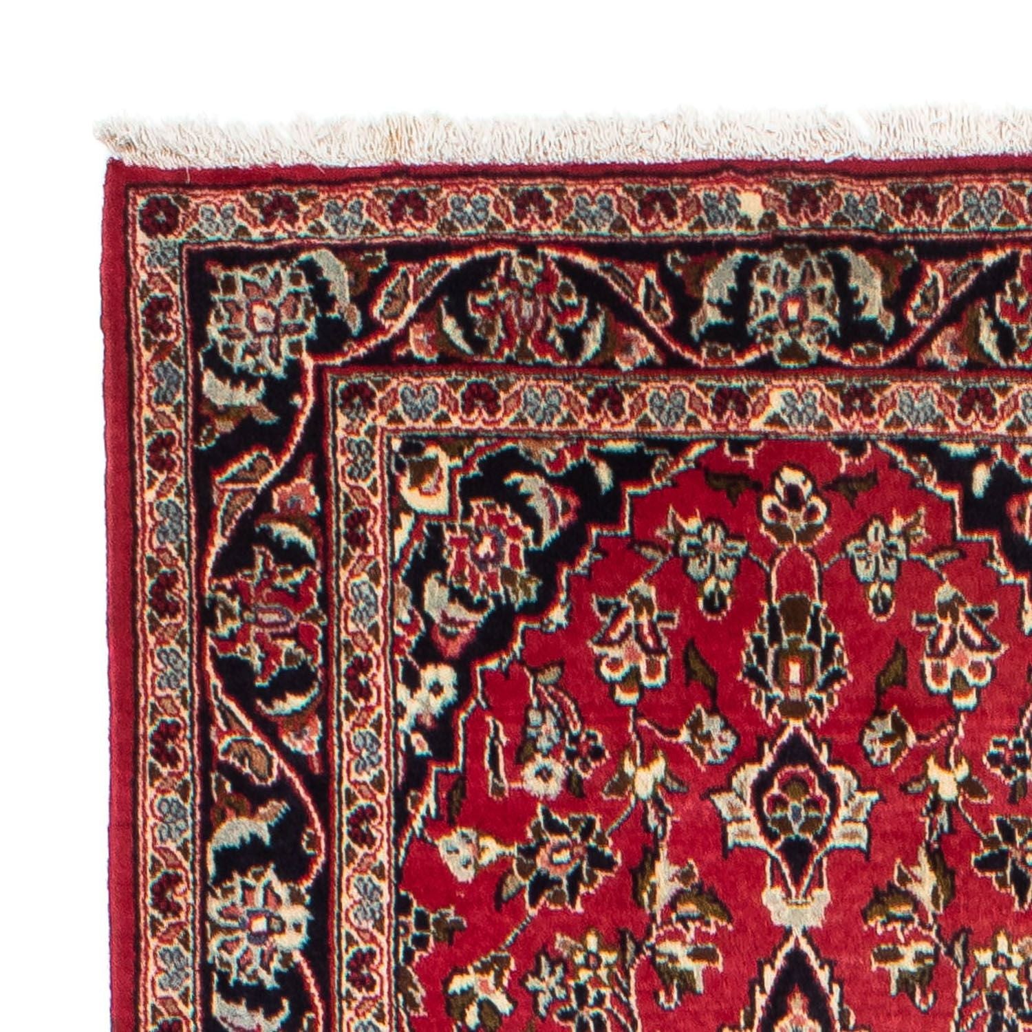 Alfombra de pasillo Alfombra persa - Keshan - 340 x 98 cm - rojo oscuro