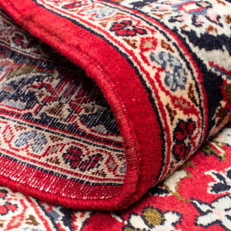 Alfombra de pasillo Alfombra persa - Keshan - 340 x 98 cm - rojo oscuro