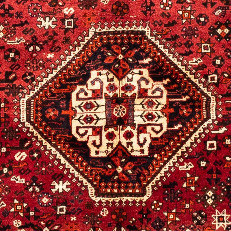 Alfombra persa - Nómada - 222 x 157 cm - rojo oscuro