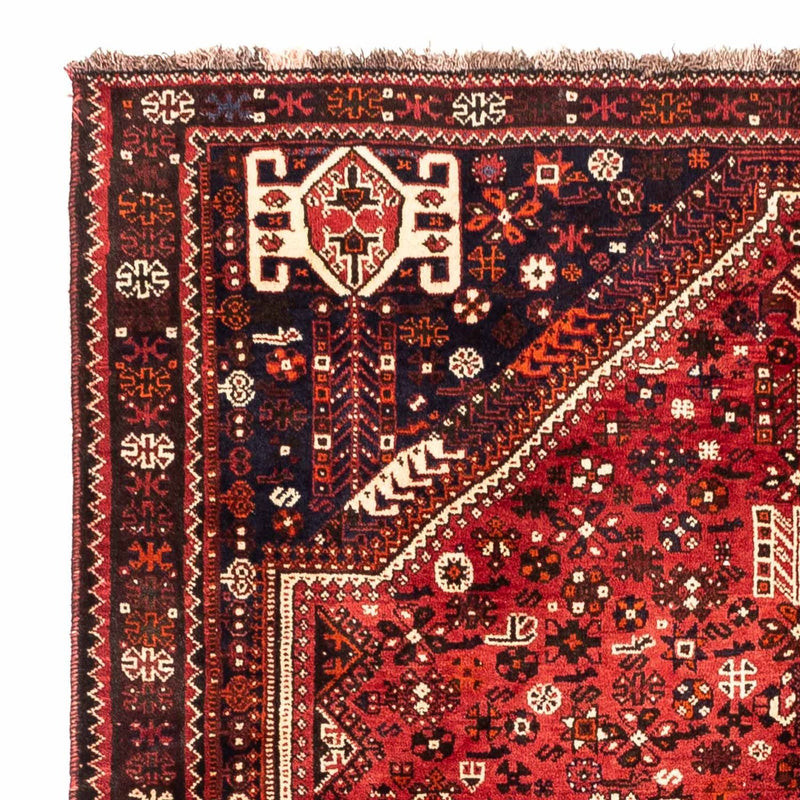 Alfombra persa - Nómada - 222 x 157 cm - rojo oscuro