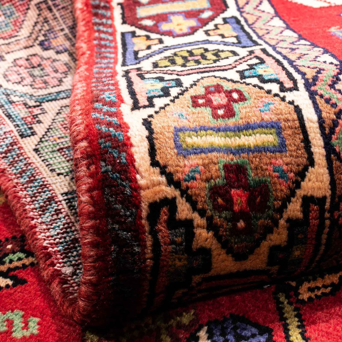 Alfombra persa - Nómada - 220 x 143 cm - rojo