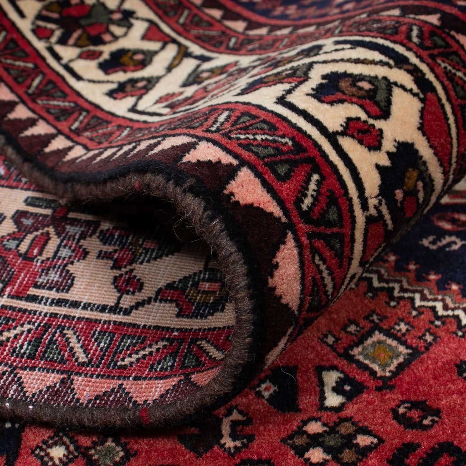Alfombra persa - Nómada - 300 x 200 cm - rojo oscuro