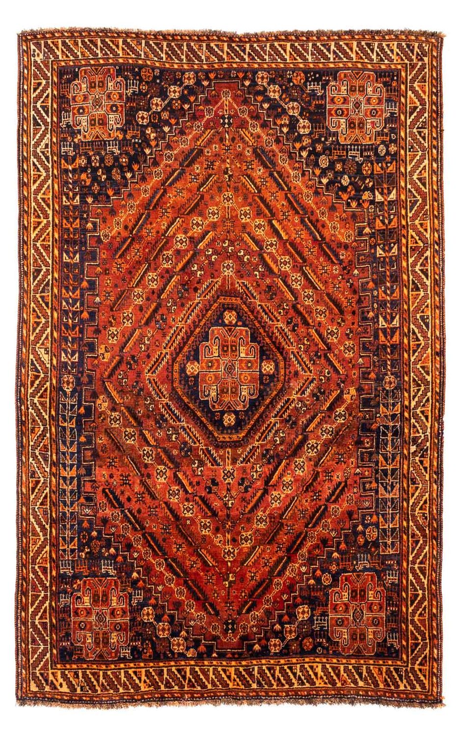 Alfombra persa - Nómada - 260 x 163 cm - óxido