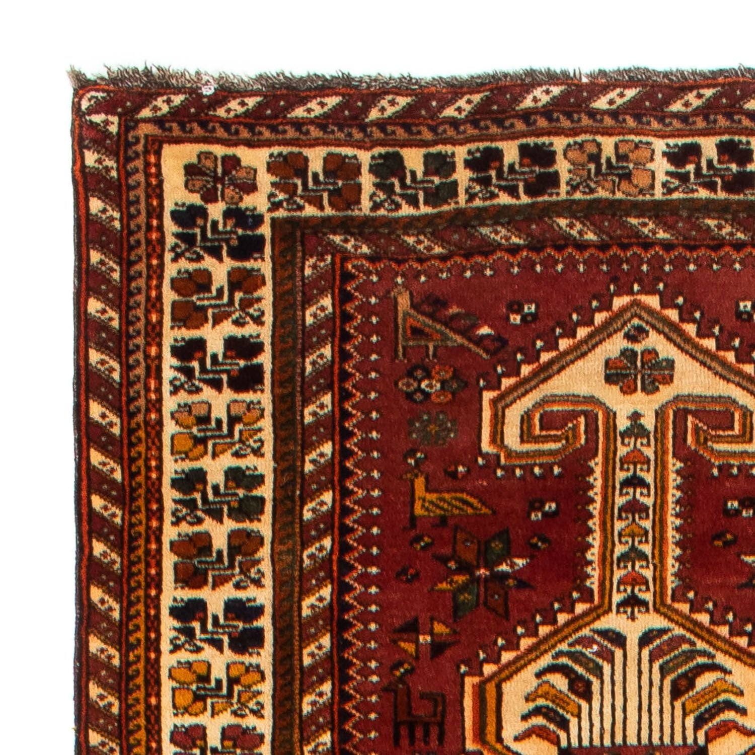 Alfombra de pasillo Alfombra persa - Nómada - 382 x 103 cm - marrón