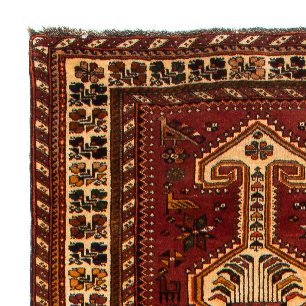 Alfombra de pasillo Alfombra persa - Nómada - 382 x 103 cm - marrón