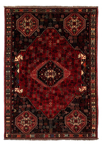 Alfombra persa - Nómada - 303 x 212 cm - rojo oscuro