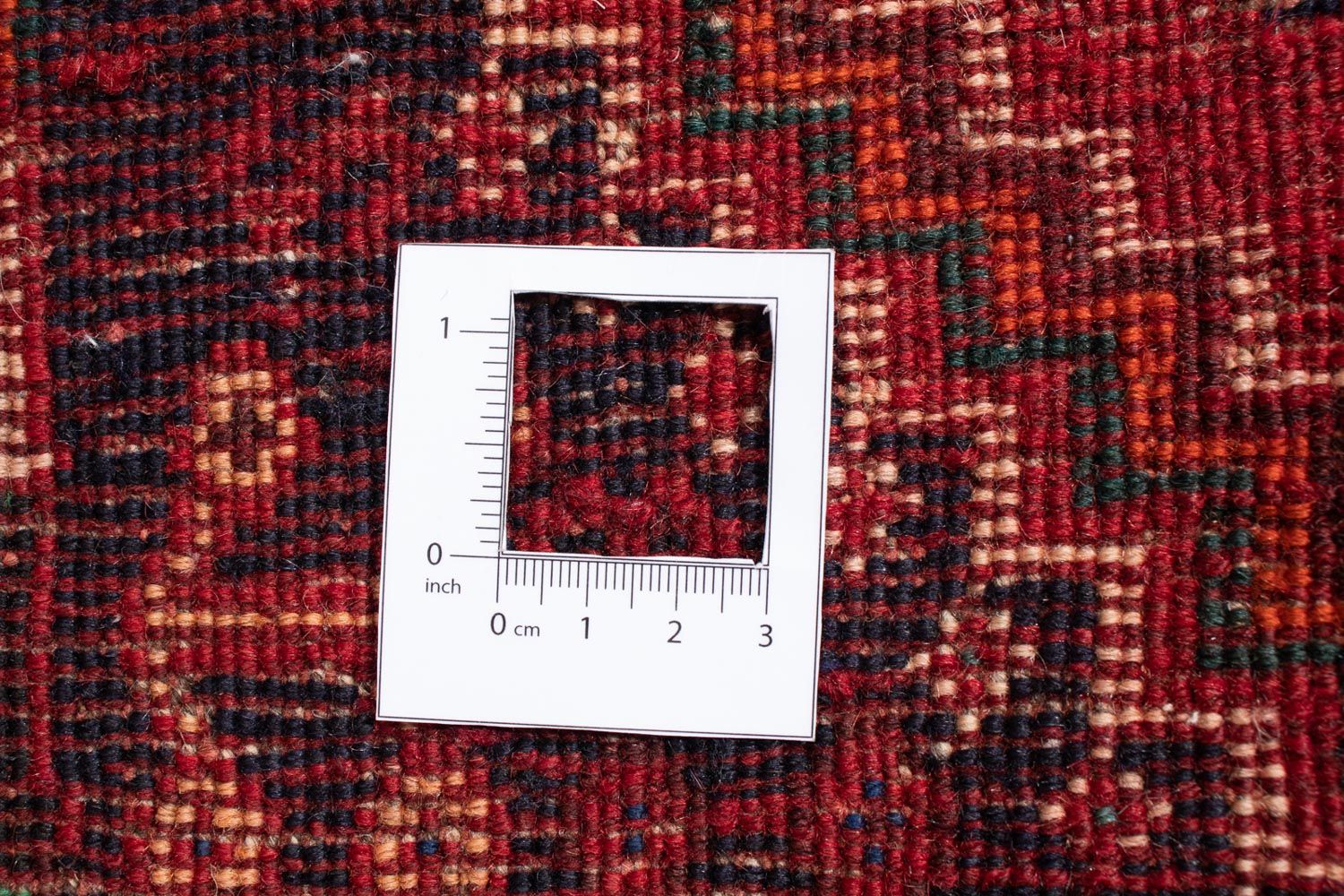 Alfombra persa - Nómada - 303 x 212 cm - rojo oscuro