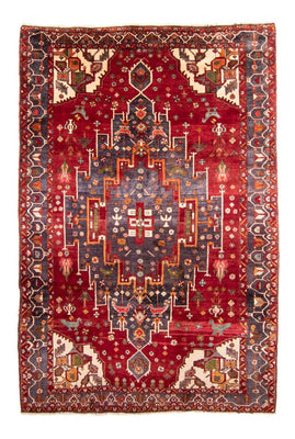 Alfombra persa - Nómada - 338 x 220 cm - rojo oscuro