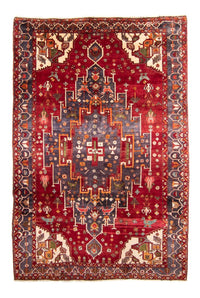 Alfombra persa - Nómada - 338 x 220 cm - rojo oscuro