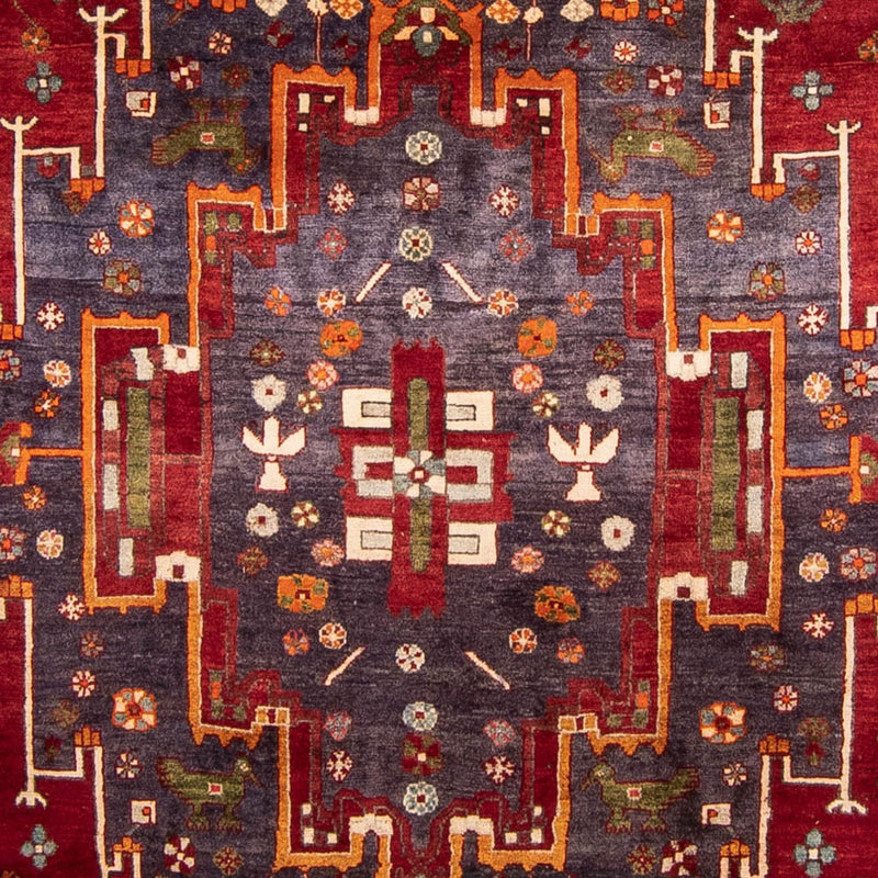 Alfombra persa - Nómada - 338 x 220 cm - rojo oscuro