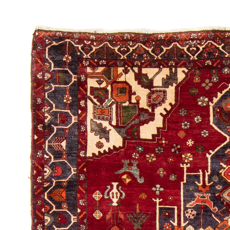 Alfombra persa - Nómada - 338 x 220 cm - rojo oscuro