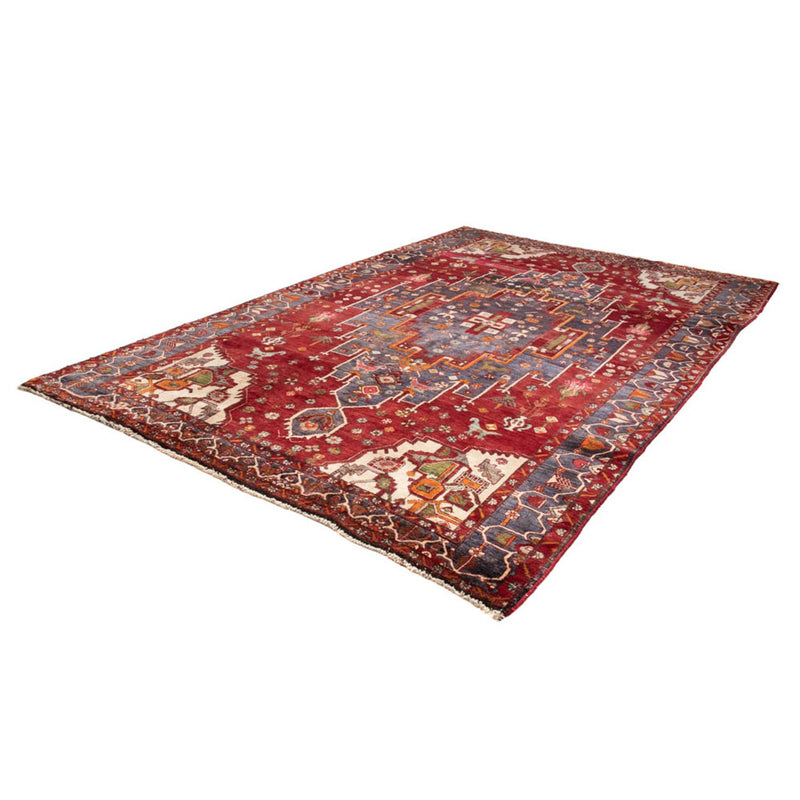 Alfombra persa - Nómada - 338 x 220 cm - rojo oscuro