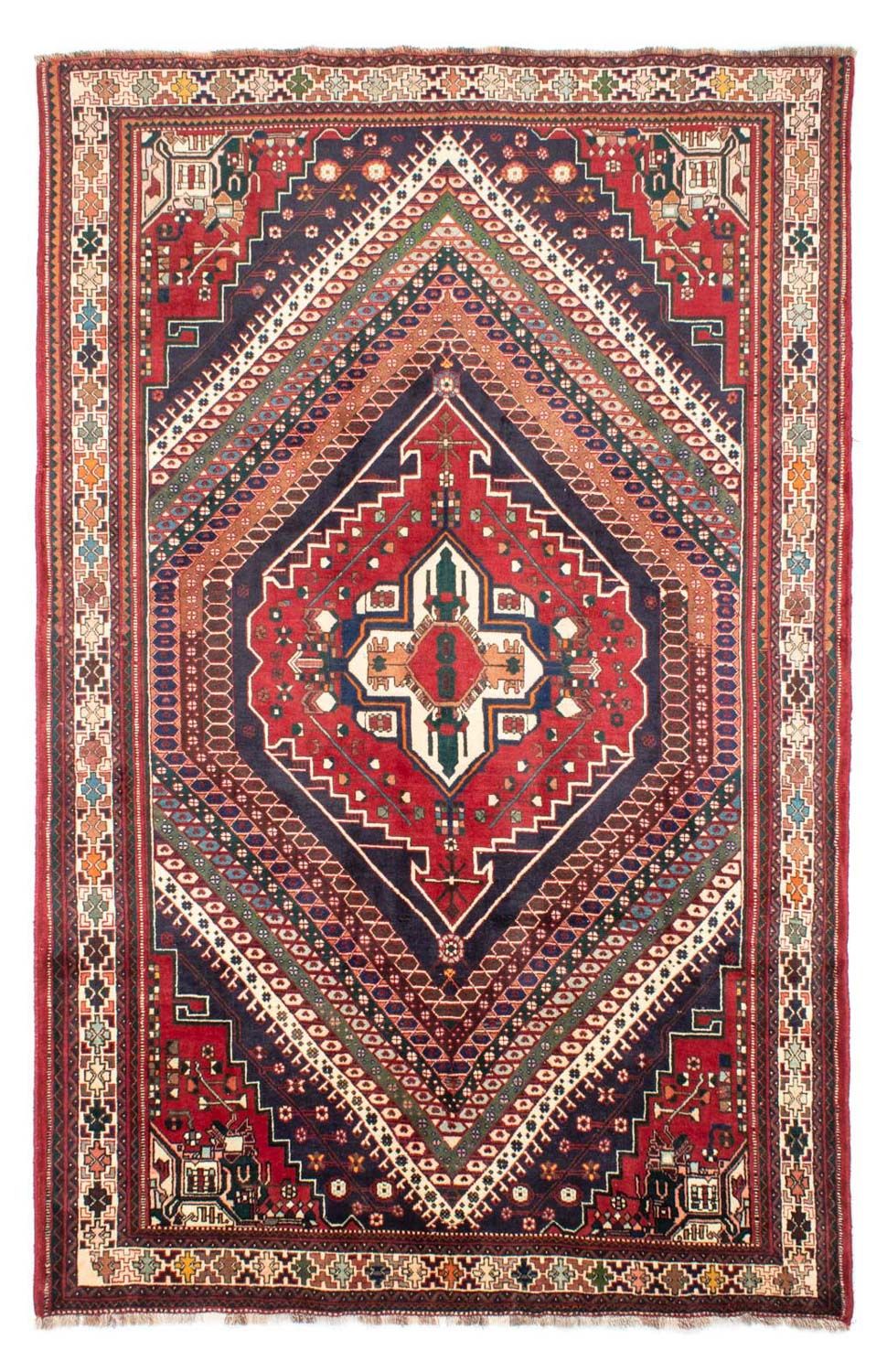 Alfombra persa - Nómada - 305 x 200 cm - rojo