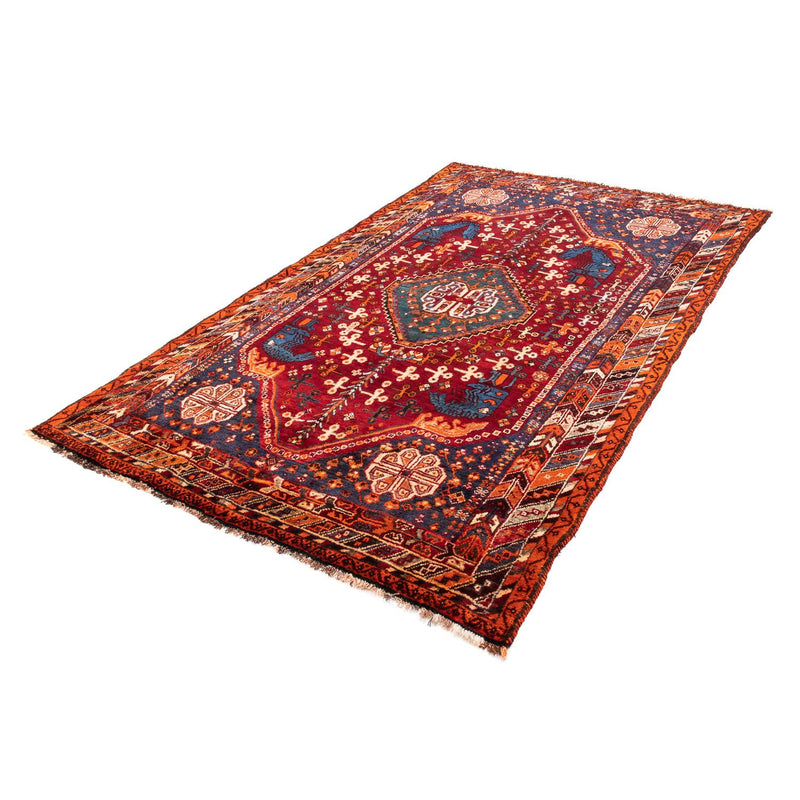 Alfombra persa - Nómada - 235 x 140 cm - rojo oscuro