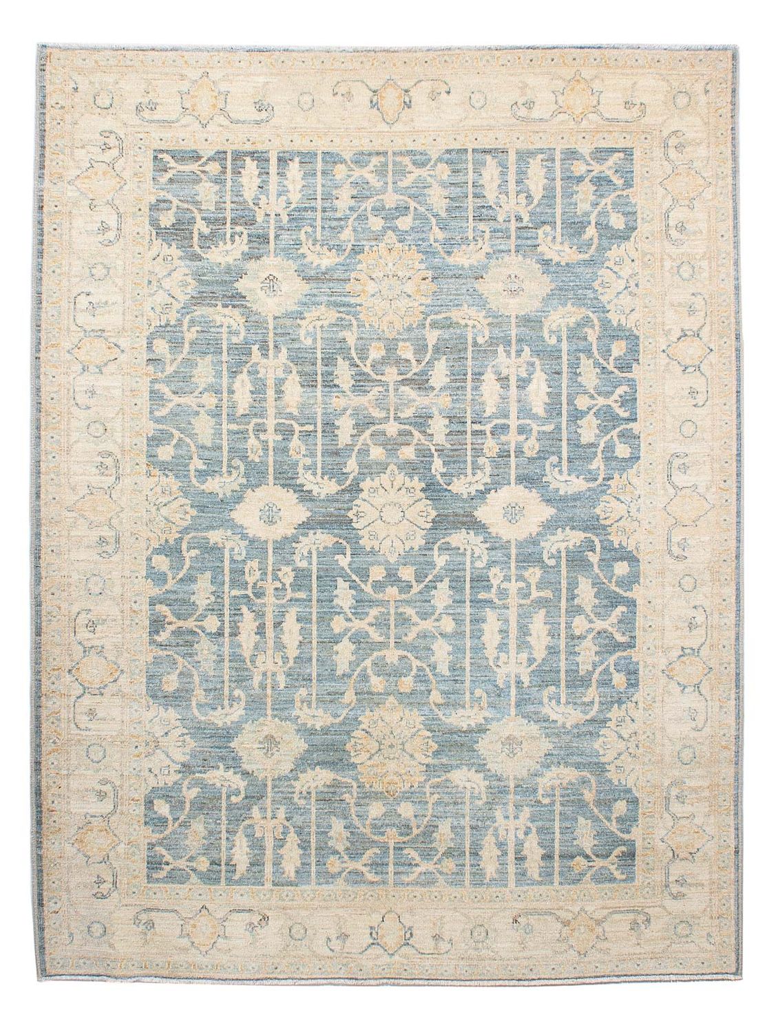 Alfombra Ziegler - 206 x 153 cm - azul claro