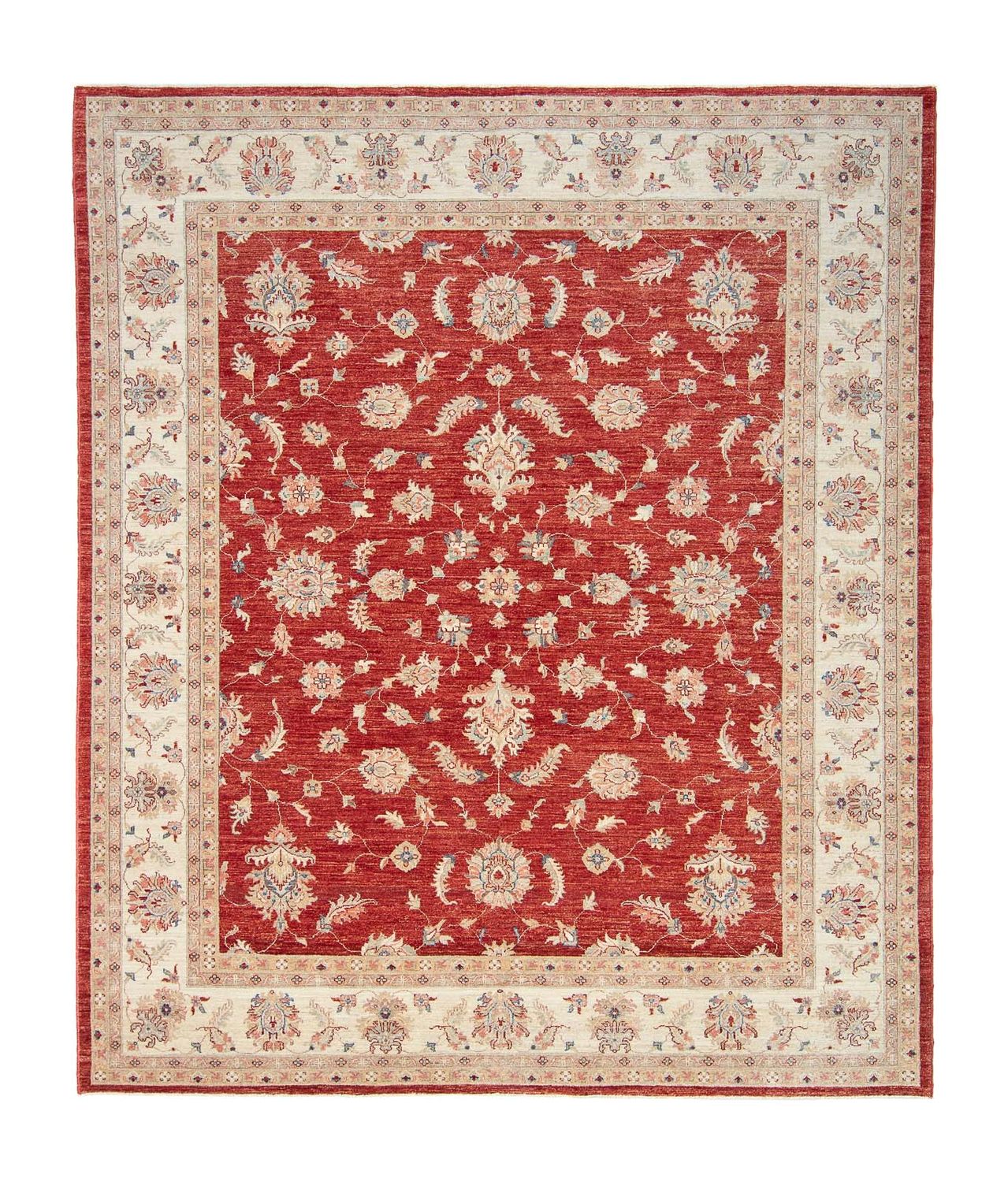 Alfombra Ziegler - 295 x 250 cm - rojo oscuro