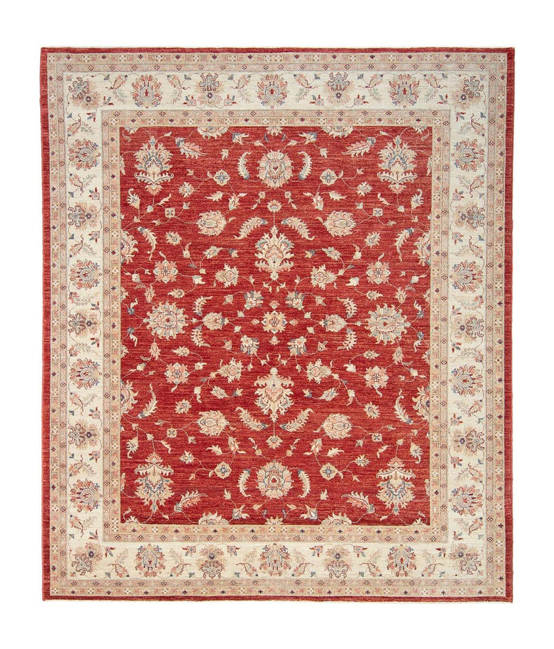 Alfombra Ziegler - 295 x 250 cm - rojo oscuro