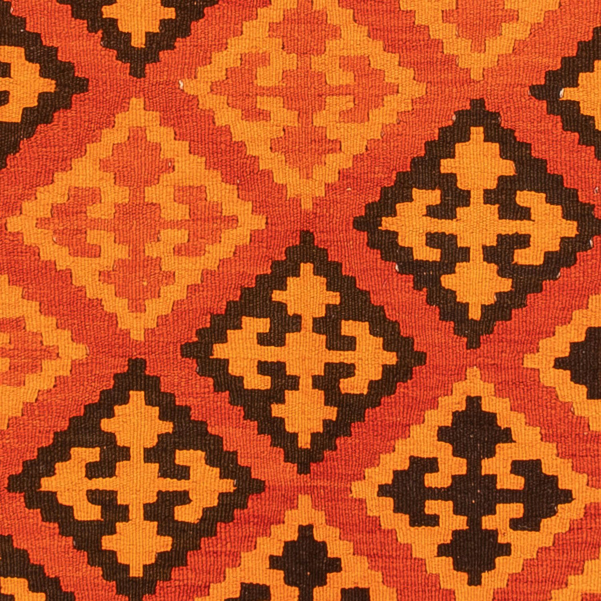 Alfombra Kelim - Oriental - 194 x 150 cm - rojo claro