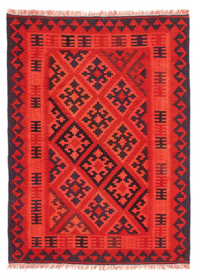 Alfombra Kelim - Oriental - 210 x 151 cm - rojo