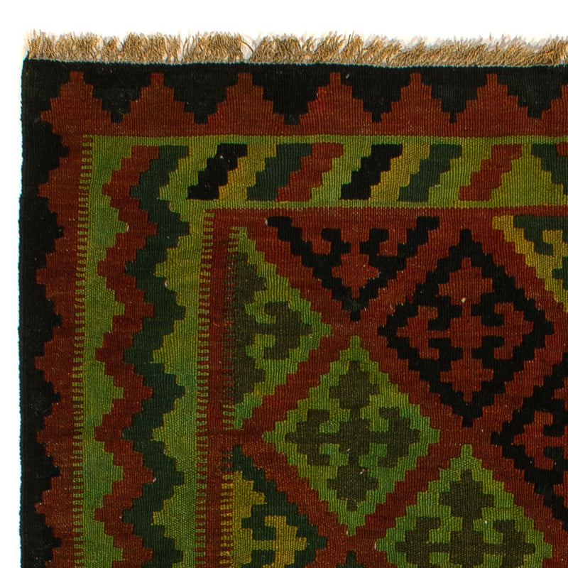 Alfombra Kelim - Oriental - 197 x 148 cm - verde oscuro