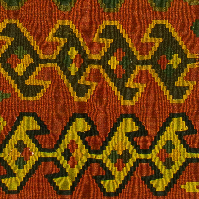 Alfombra Kelim - Oriental - 208 x 150 cm - verde oscuro