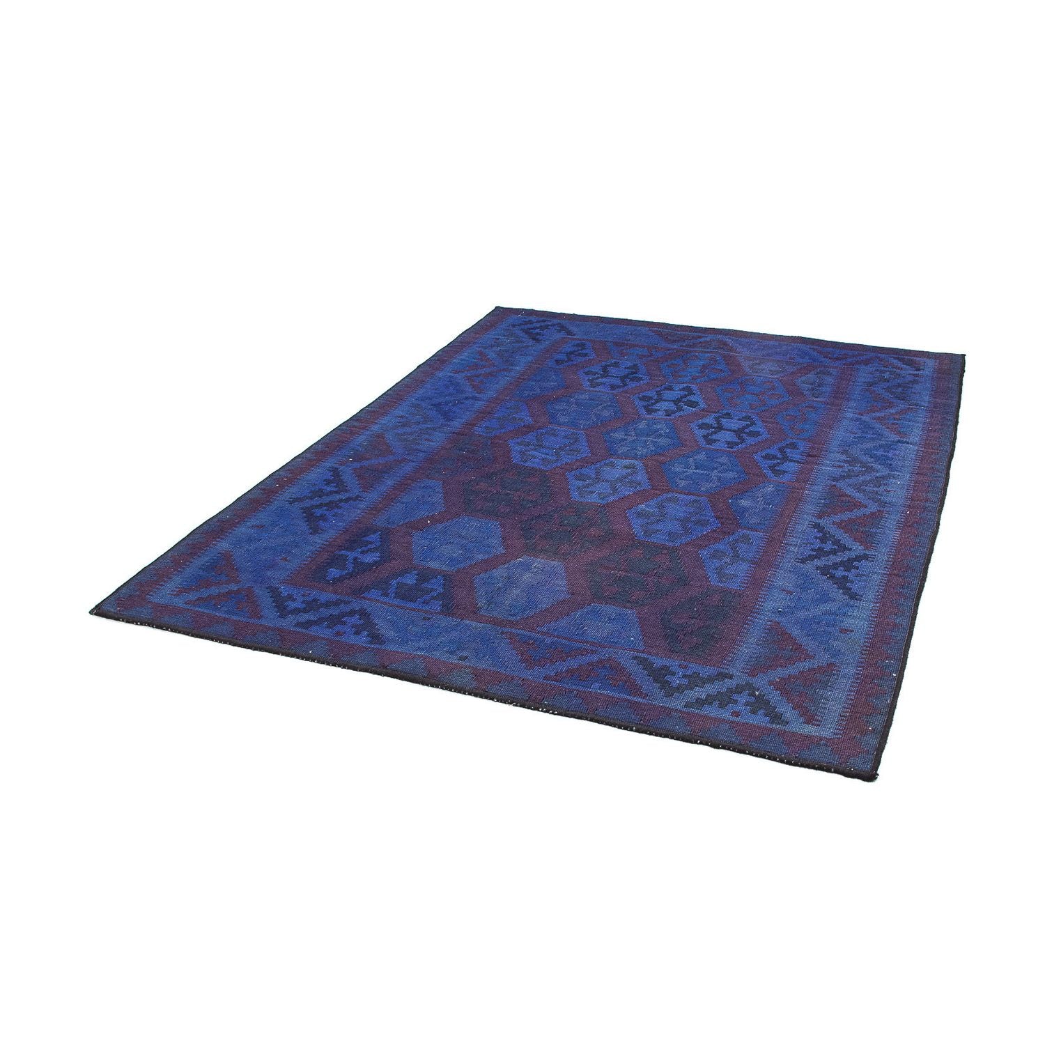 Alfombra Kelim - Oriental - 195 x 155 cm - azul