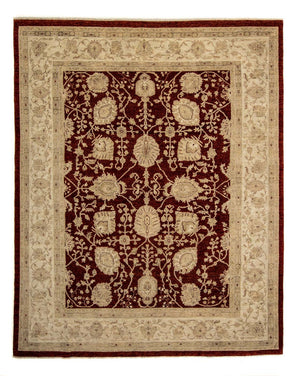 Alfombra Ziegler - 296 x 242 cm - rojo oscuro