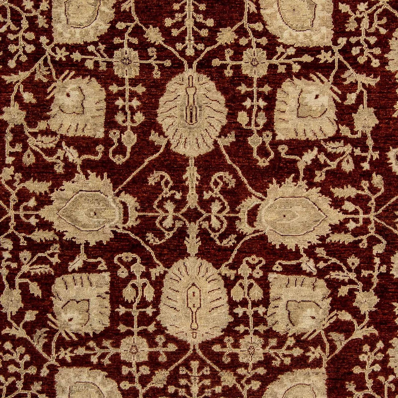 Alfombra Ziegler - 296 x 242 cm - rojo oscuro