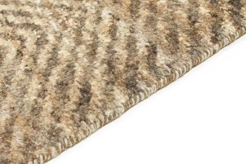 Alfombra de pasillo Alfombra Gabbeh - Indus - 370 x 77 cm - beige