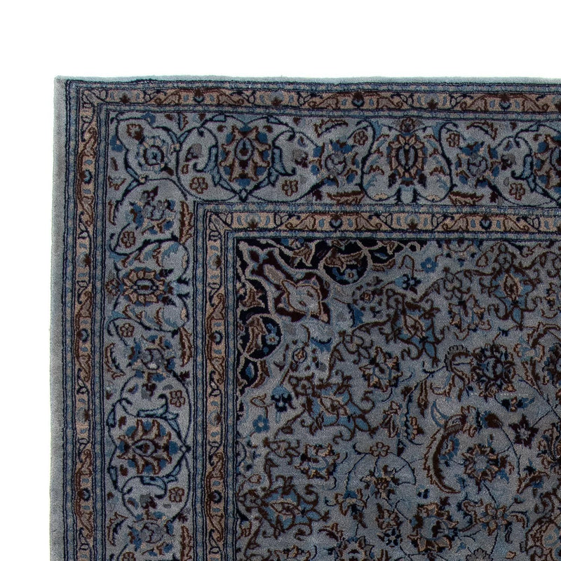 Alfombra persa - Nain - 296 x 200 cm - azul marino