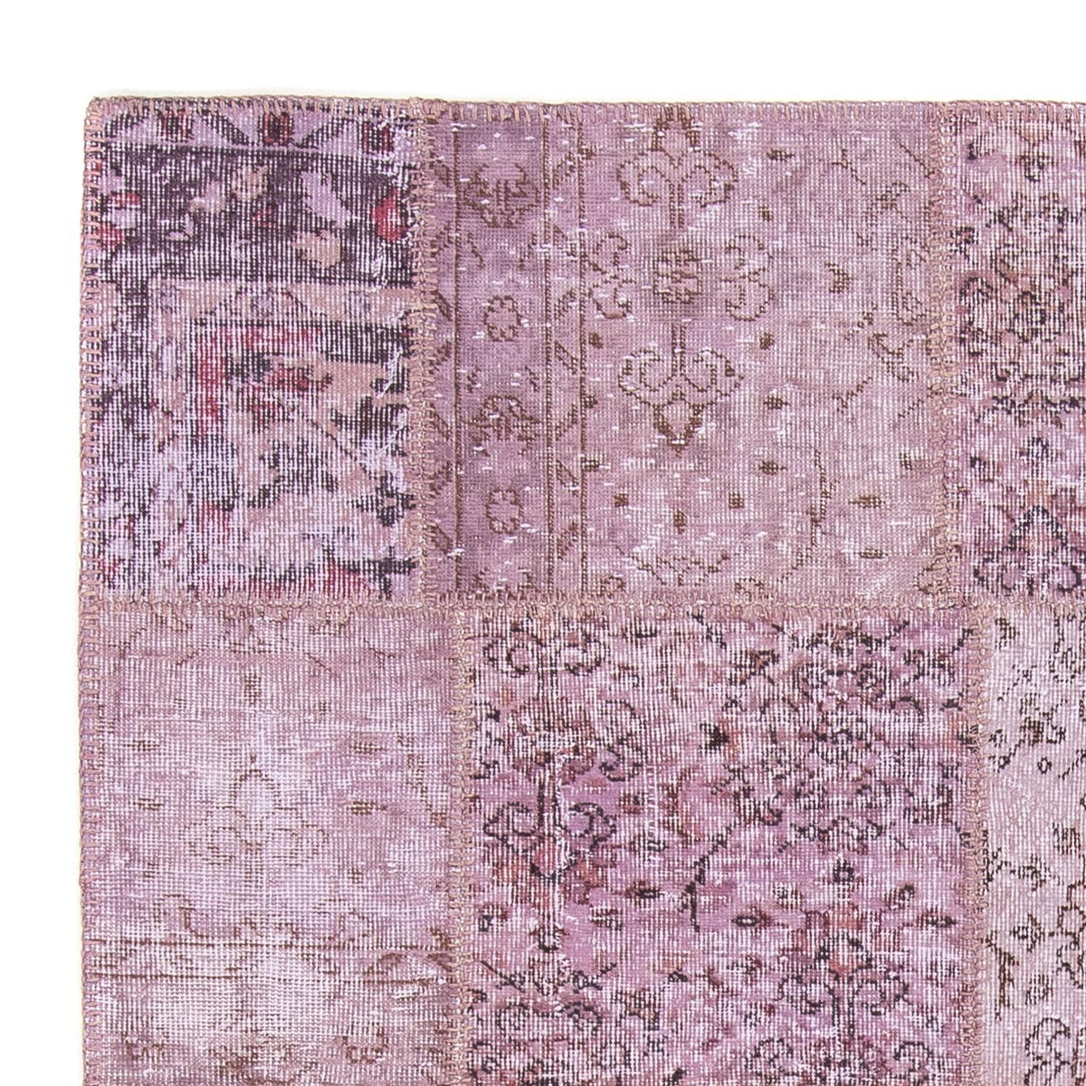 Alfombra de patchwork - 240 x 170 cm - multicolor