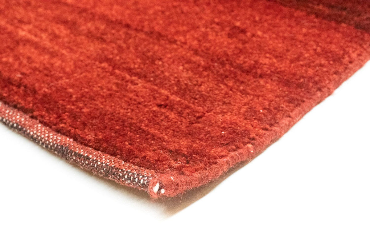 Alfombra de pasillo Alfombra Gabbeh - Persa - 245 x 78 cm - rojo