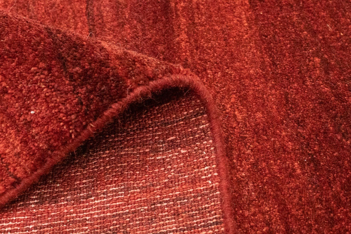 Alfombra de pasillo Alfombra Gabbeh - Persa - 245 x 78 cm - rojo