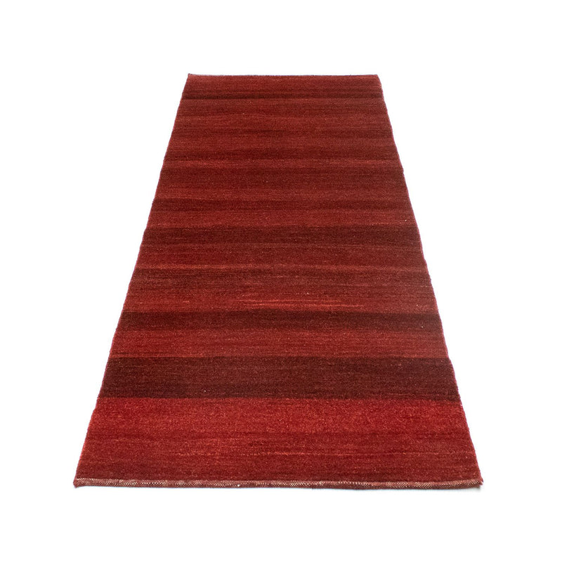 Alfombra de pasillo Alfombra Gabbeh - Persa - 245 x 78 cm - rojo