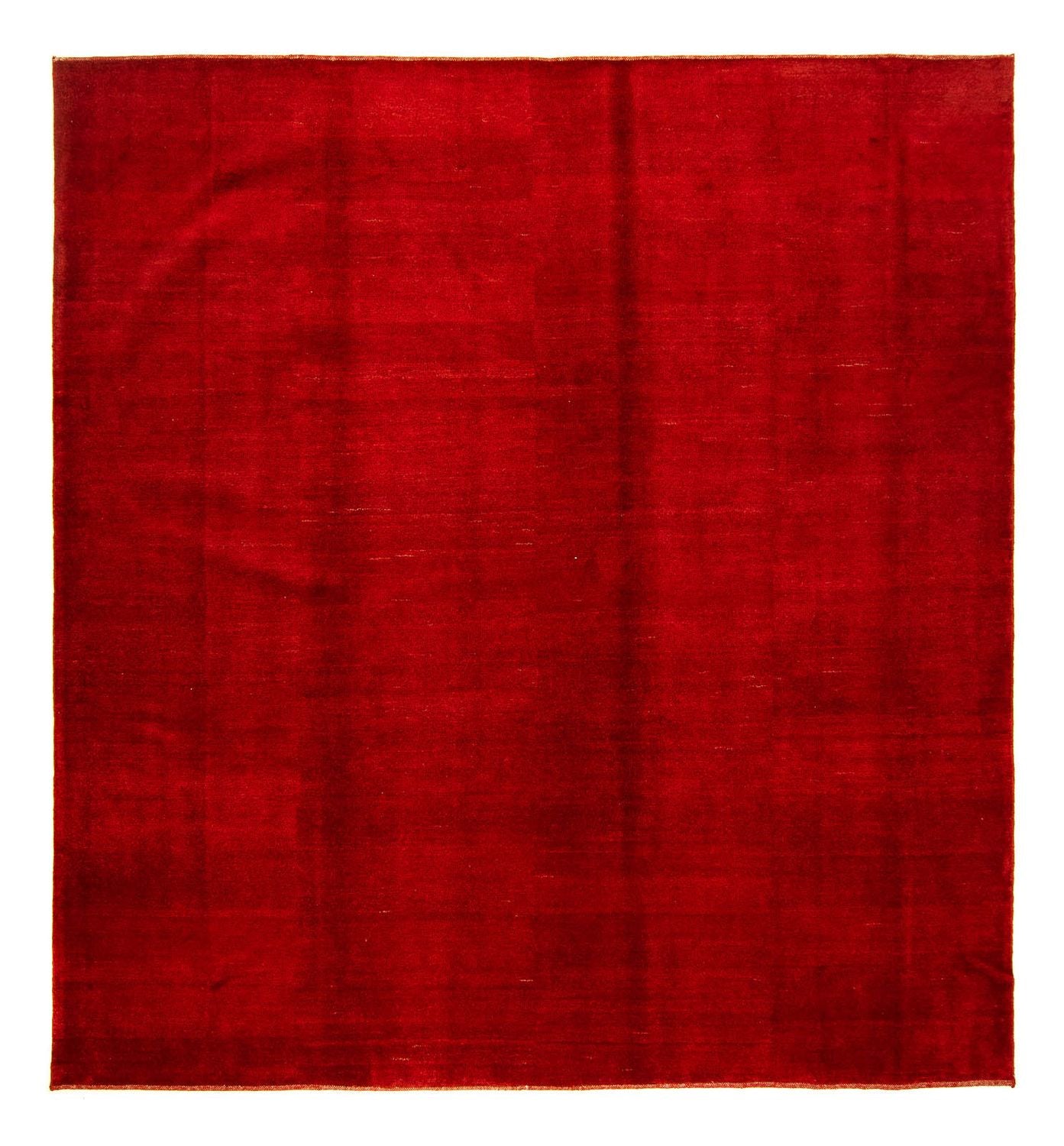 Alfombra Gabbeh - Persa - 288 x 262 cm - rojo oscuro