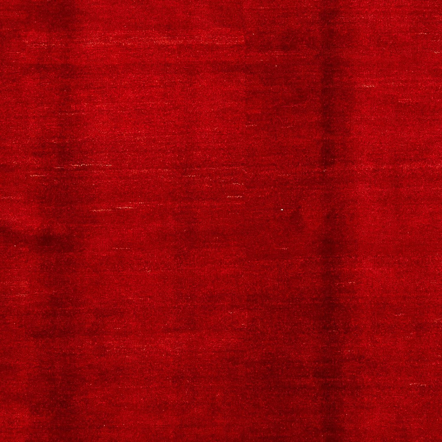 Alfombra Gabbeh - Persa - 288 x 262 cm - rojo oscuro