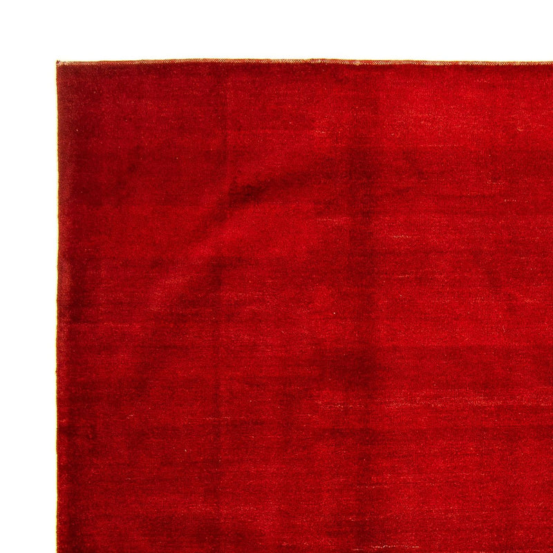 Alfombra Gabbeh - Persa - 288 x 262 cm - rojo oscuro