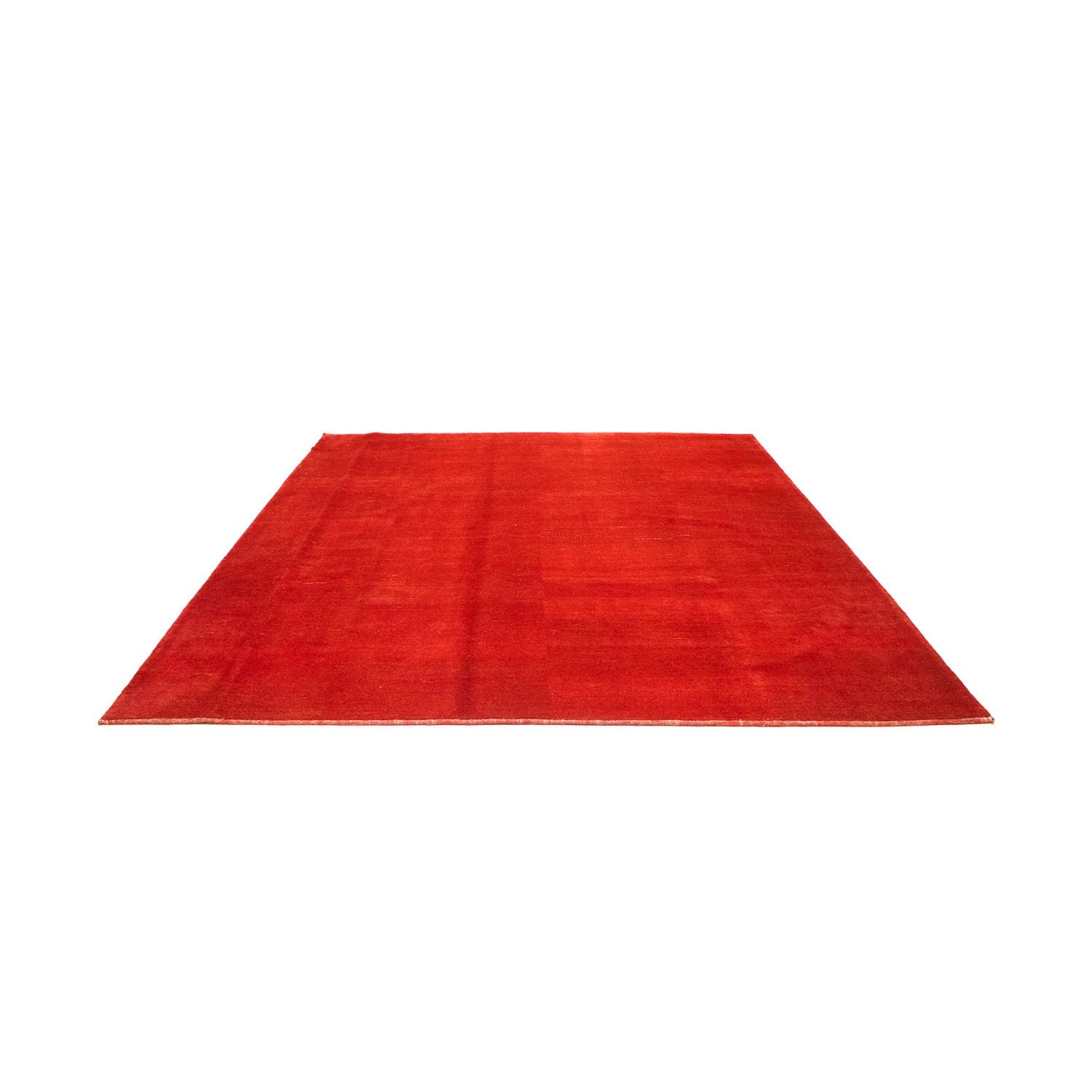 Alfombra Gabbeh - Persa - 288 x 262 cm - rojo oscuro