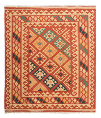 Alfombra Kelim - Oriental cuadrado  - 213 x 193 cm - multicolor