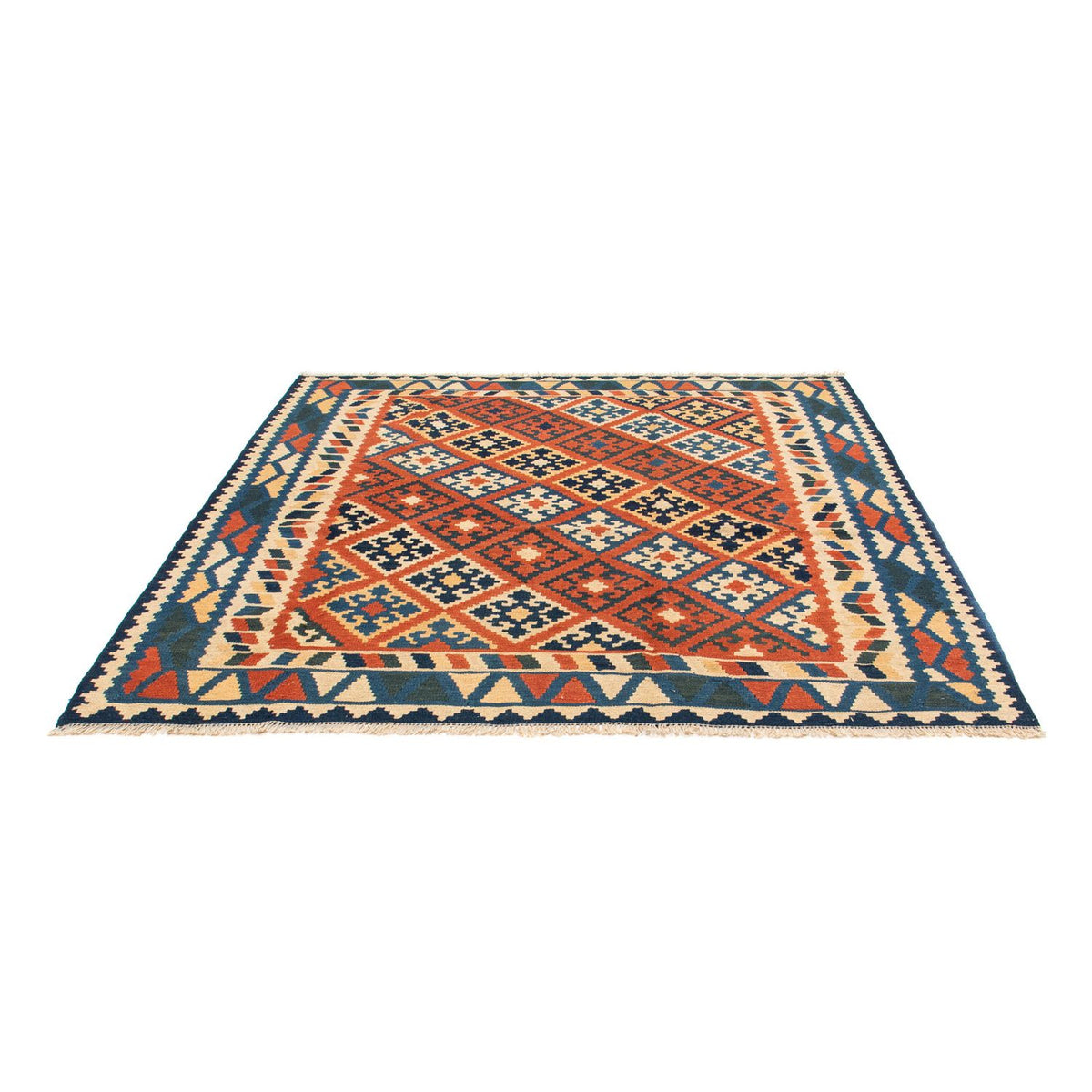 Alfombra Kelim - Oriental cuadrado  - 208 x 194 cm - multicolor