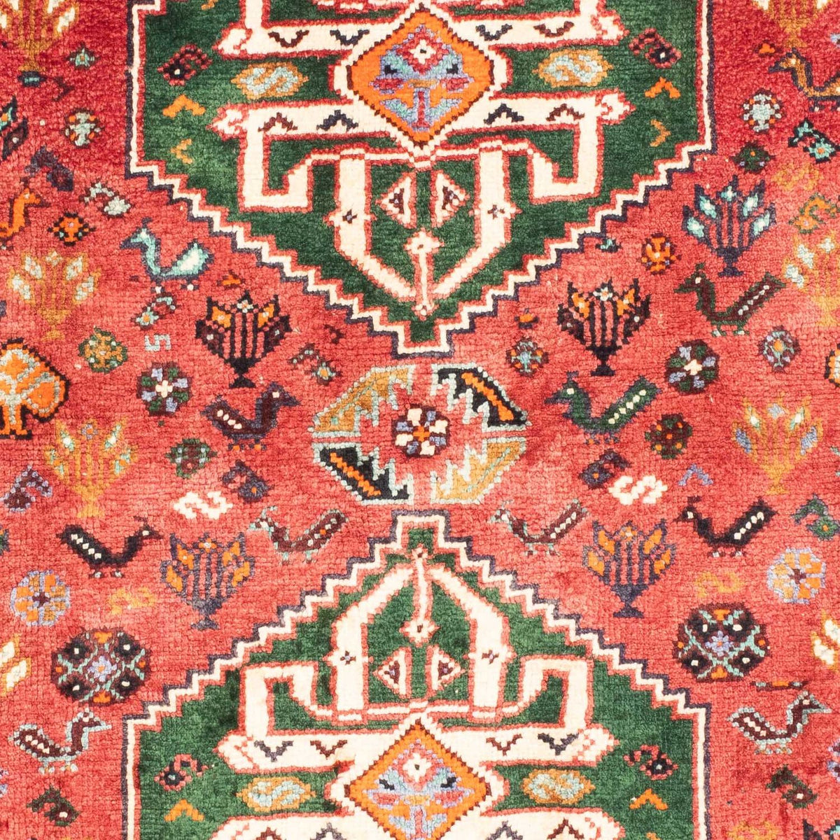 Alfombra persa - Nómada - 160 x 117 cm - rojo