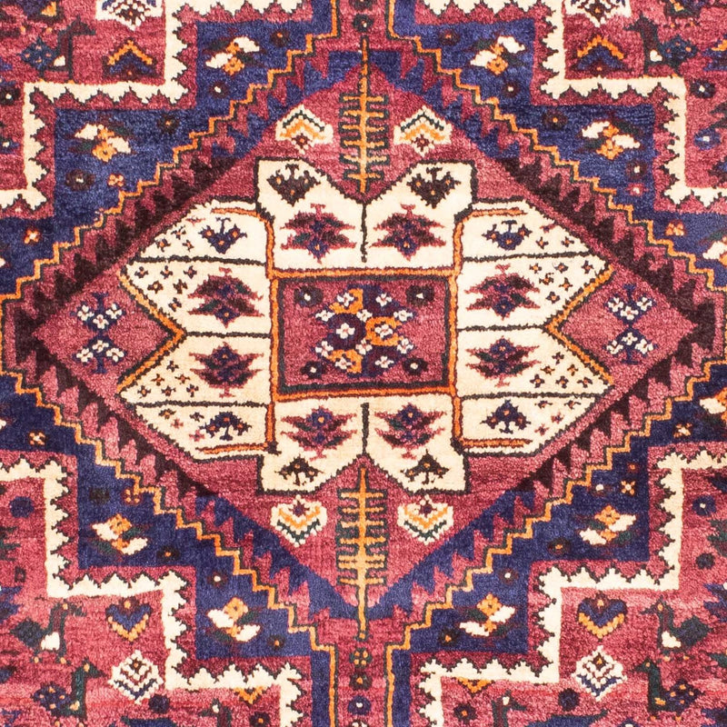 Alfombra persa - Nómada - 155 x 110 cm - fucsia