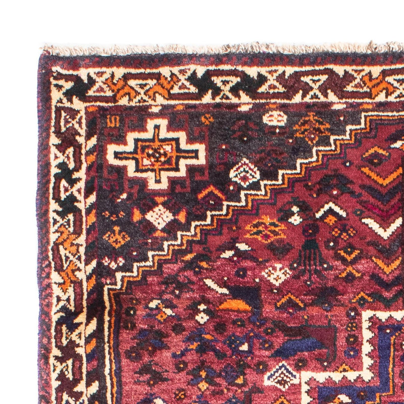 Alfombra persa - Nómada - 155 x 110 cm - fucsia