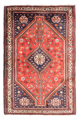 Alfombra persa - Nómada - 185 x 123 cm - rojo oscuro